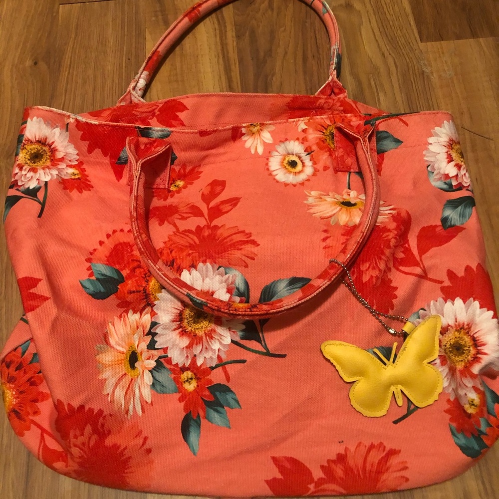 Floral tote